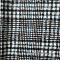 Weiche Plaid gemischt gewebte Jacquard Woll -Tweed -Stoff